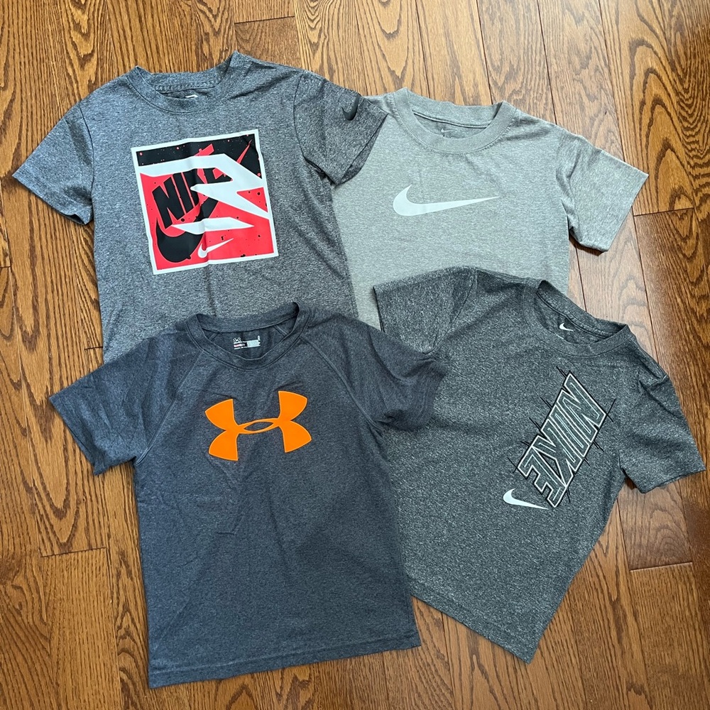 Nike and Under Armour Dri-Fit Shirts